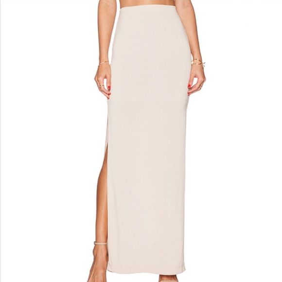 NWT Alice & Olivia | Air Nude Maxi Skirt - Picture 14 of 15